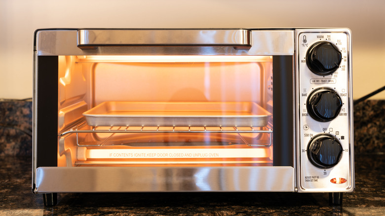 Stainless steel toaster oven