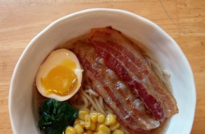 Hyret ligegyldighed udføre Bacon And Egg Ramen