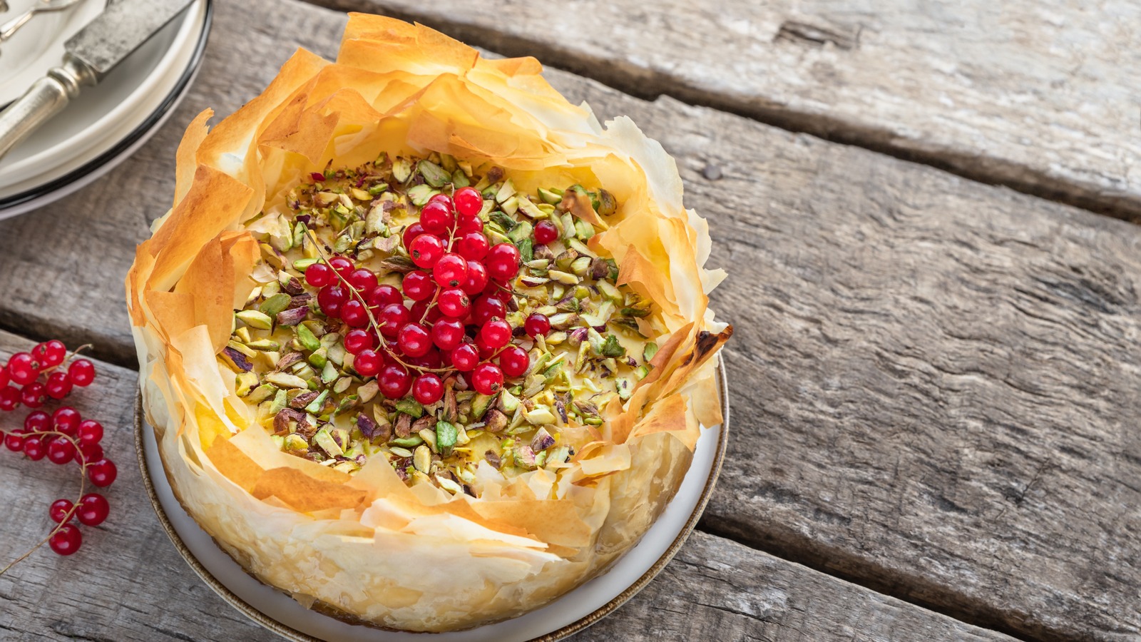 Baklava Cheesecake Is The Dessert Crossover You Didn't Know You Needed