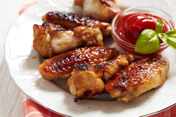 Strawberry-Glazed Chicken Wings
