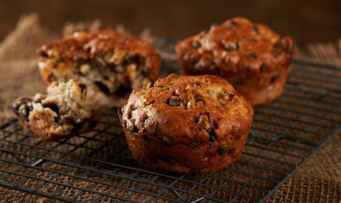 Chocolate Banana Muffins