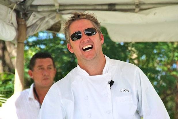 Chef Tim Love at A Taste of Two Cities at the 2010 Barbados Food & Wine and Rum Festival in Barbados.