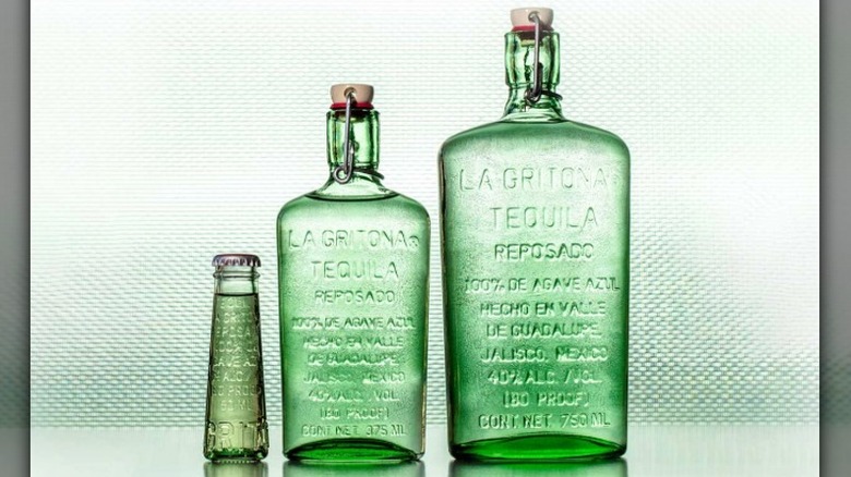 La Gritona tequila bottles