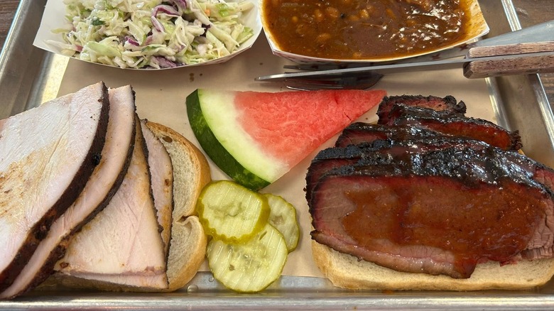 Brisket and Turkey at Scott's