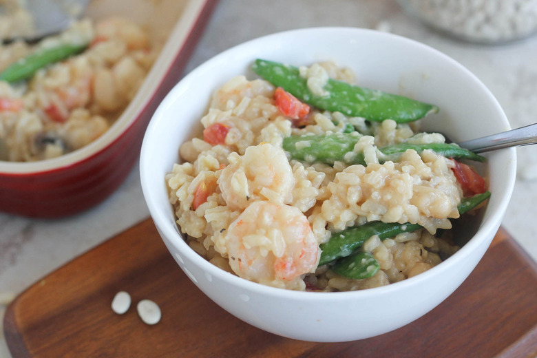 Bean Shrimp Risotto