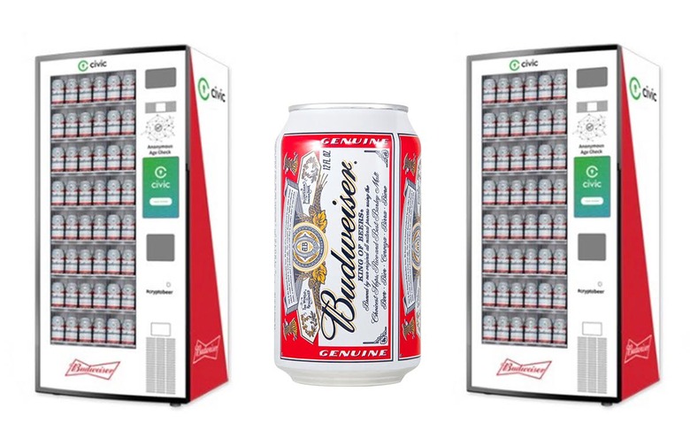 Beer vending machine