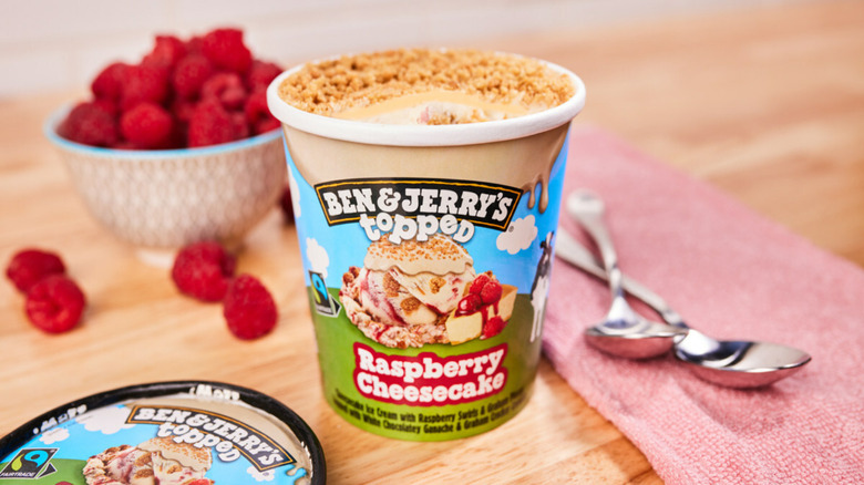 Ben & Jerry's Raspberry Cheesecake ice cream