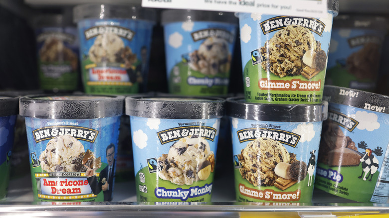 Pints of Ben & Jerry's Ice Cream