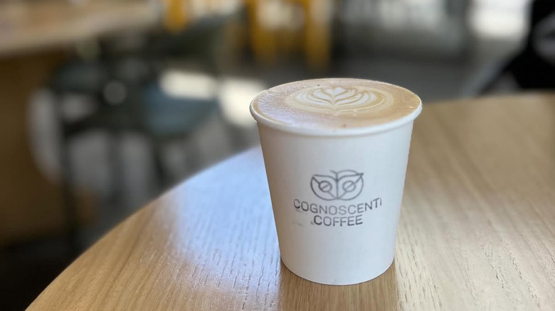 A cappuccino from Cognoscenti Coffee