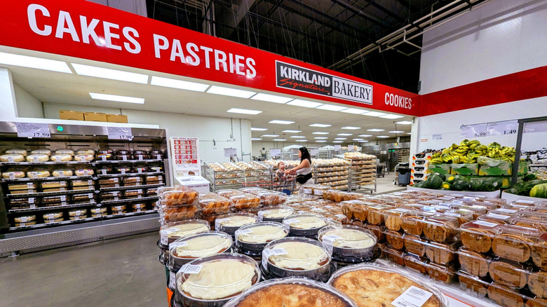 Costco cakes and pastries aisle