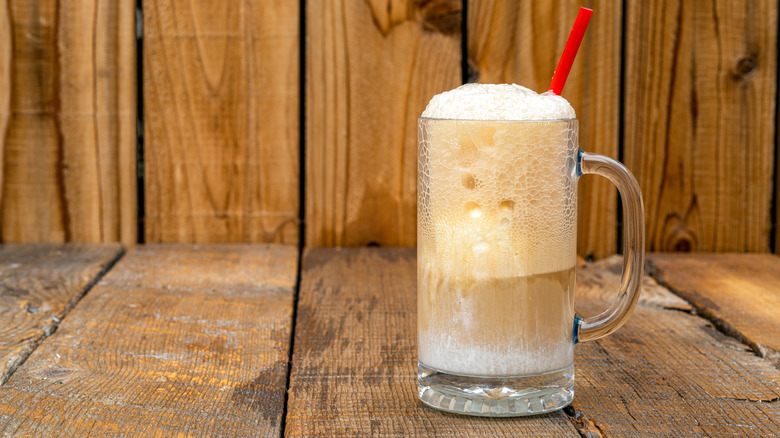 A root beer float