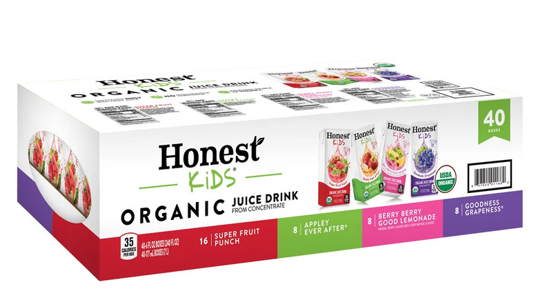 Honest Kids 40-count juice drinks on white background