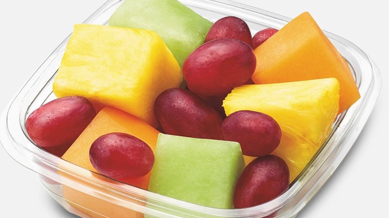 Close-up of 7-Eleven fruit blend cup