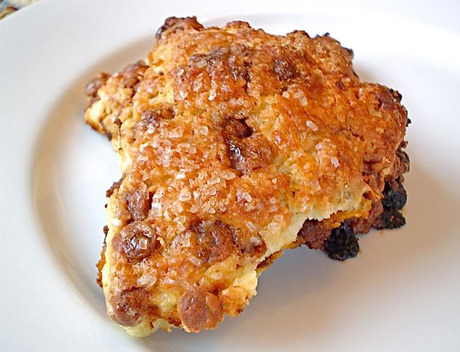 Eggnog Cinnamon Scones