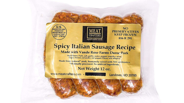 MeatCrafters spicy Italian sausage