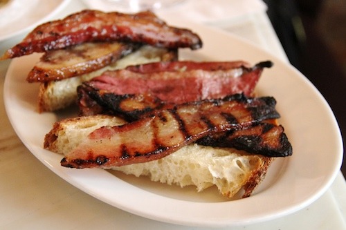 Bacon Tasting at Clover Club