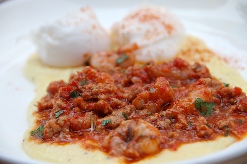 'Scampi and Grits' at Locanda Verde