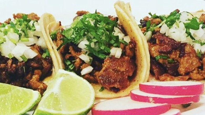 Mole Poblano tacos