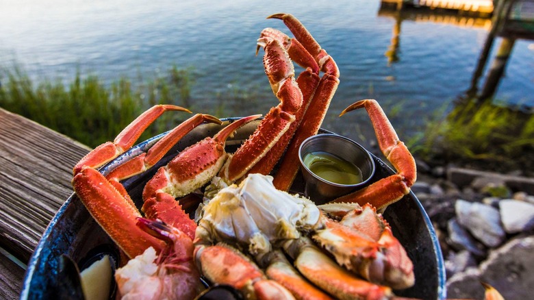 Crab Legs with shrimp