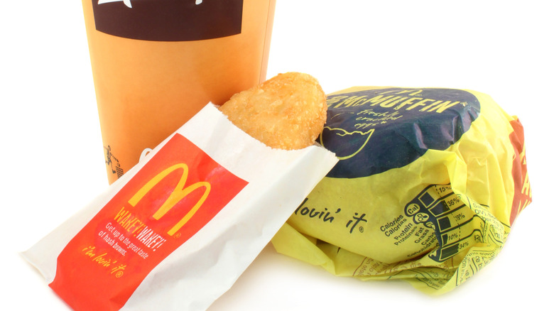 McDonalds' McMuffin breakfast combo
