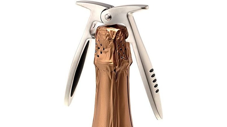 Champagne bottle opener