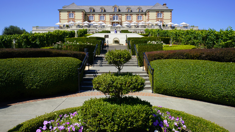 Domaine Carneros estate winery and gardens
