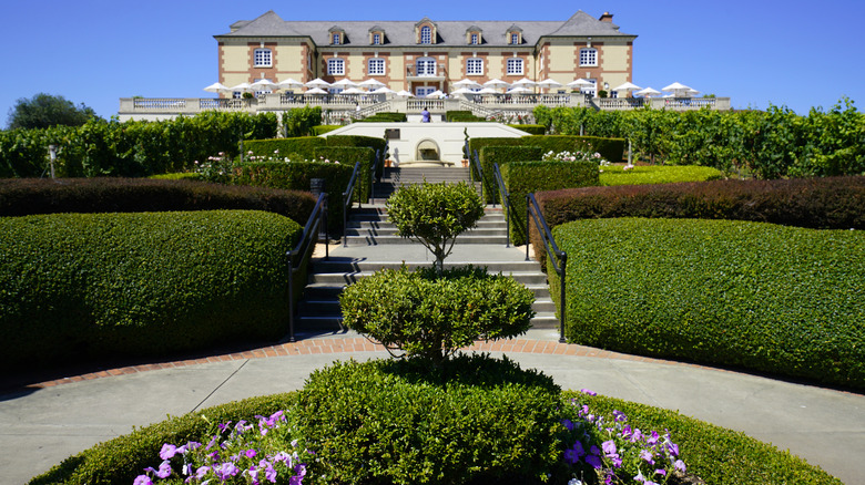Domaine Carneros estate winery and gardens