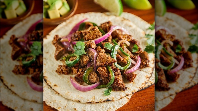 Beyond Meat steak tacos