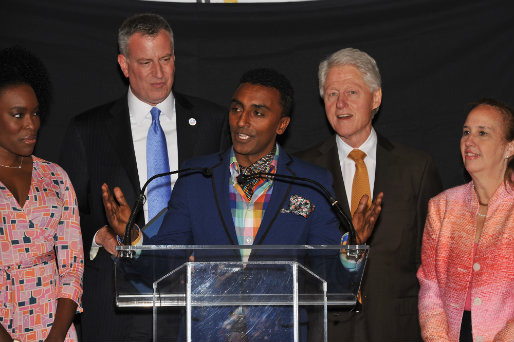 Bill Clinton, Bill de Blasio, and Marcus Samuelsson Announce 2015 Harlem EatUp! 