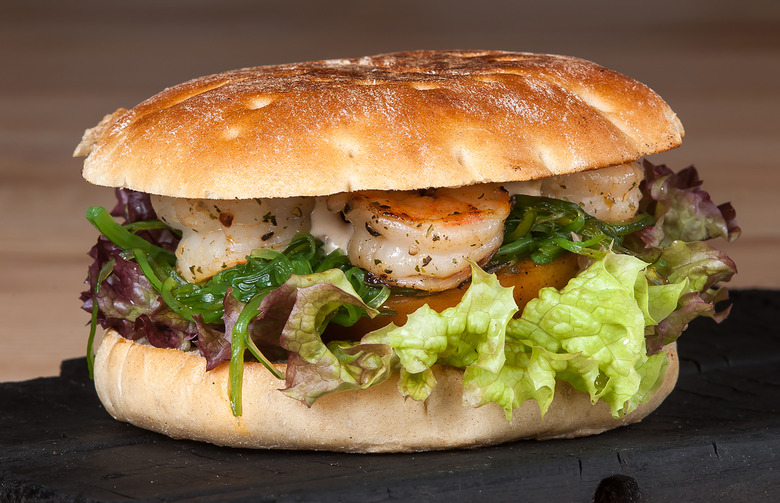 Healthy Shrimp Burger