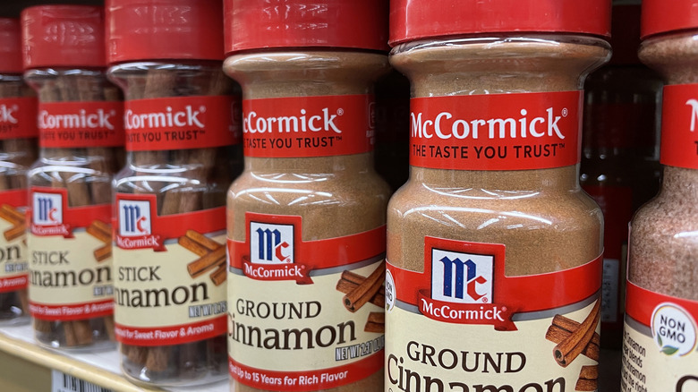 McCormick spices on store shelf