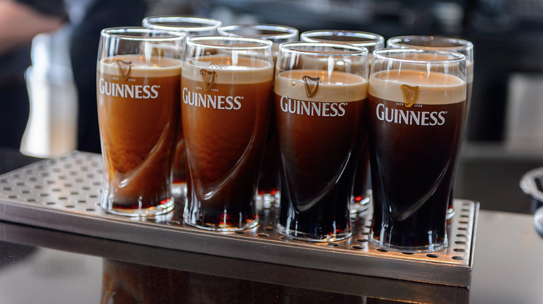 Eight pints of Guinness
