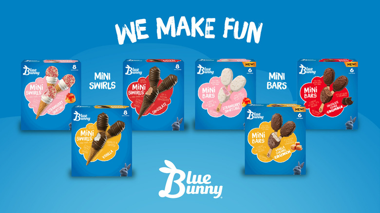 Blue bunny mini swirls mini bars