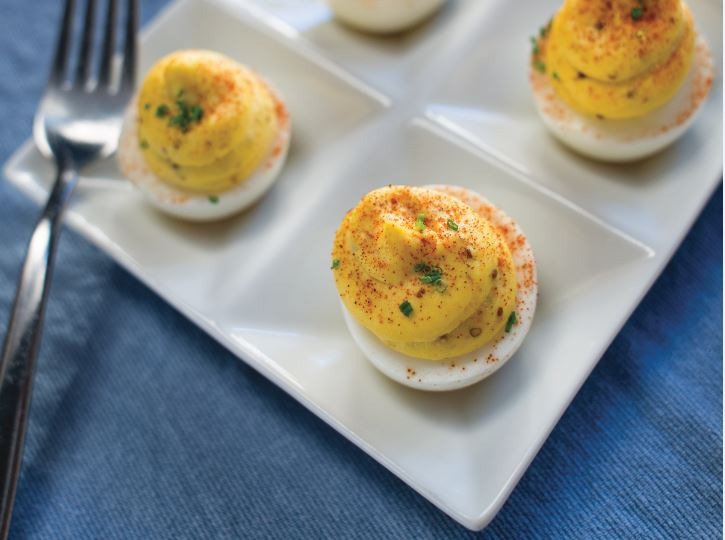 Blue Crab Deviled Eggs