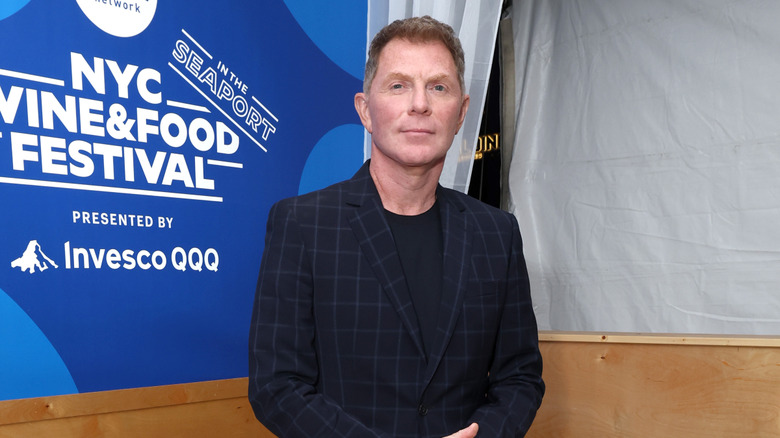 Close up of Bobby Flay at the New York Wine & Food Festival