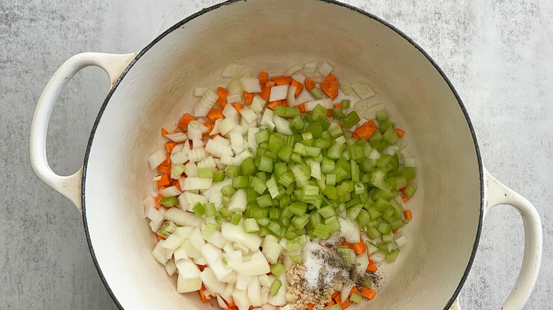 mirepoix in dutch oven