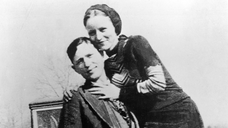 Famous bank robbers, Bonnie and Clyde