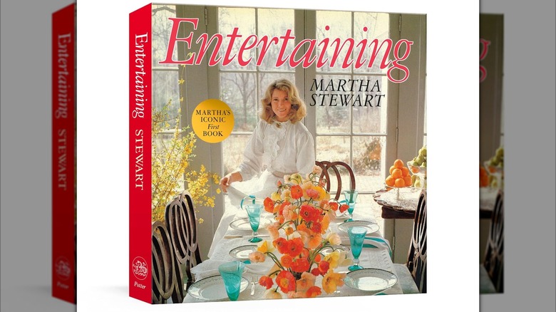Cover of Entertaining cook book with Martha Stewart