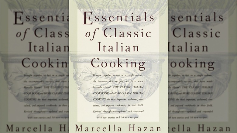 Cover of essentials of classic italian cooking book