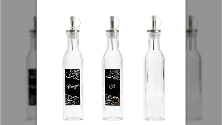 Bottles with Metal Pour Spouts