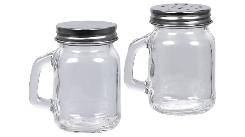 Mini glass shaker jar