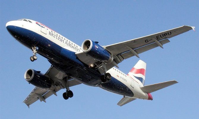British Airways plane
