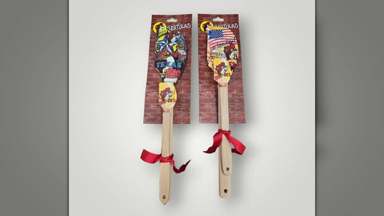 Buc-ee's spatulas on a white background