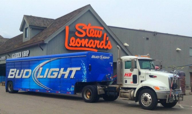 Bud Light Truck Crashes After Owner Gets Distracted by His Dog