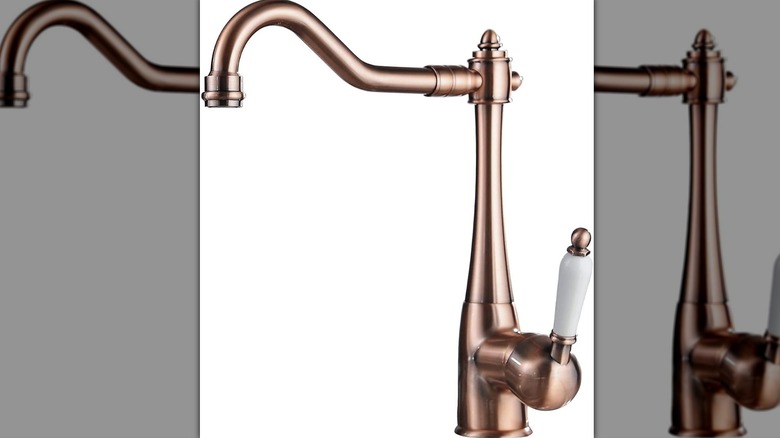 victorian-looking copper faucet