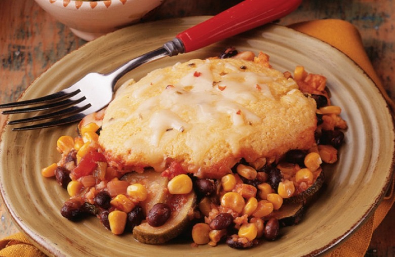 Oklahoma: Southwestern Vegetable Cornbread Bake