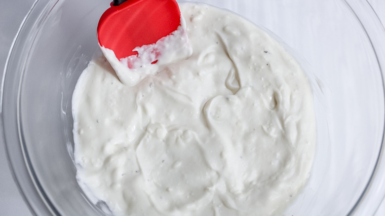 cream cheese and dressing 