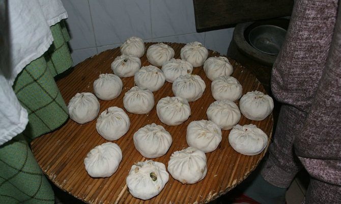 Baozi steamed buns