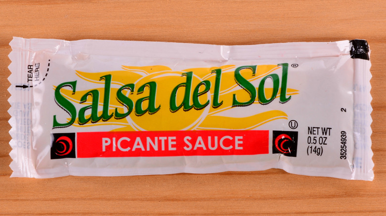 Salsa del Sol picante sauce
