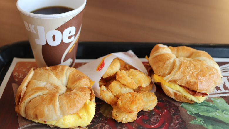 Burger King breakfast sandwiches